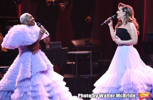 Cynthia Erivo and Shoshana Bean performing in The 2nd Annual Night Divine Holiday Concert at the Apollo Theatre on December 16, 2019 in New York City. @ BroadwayWorld Cynthia Erivo and Shoshana Bean performing in The 2nd Annual Night Divine Holiday Con Photo