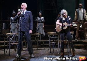 Patrick Page and Anais Mitchell during the Broadway Press Performance Preview of "Hadestown" at the Walter Kerr Theatre on March 18, 2019 in New York City. @ BroadwayWorld Patrick Page and Anais Mitchell during the Broadway Press Performance Preview of "Had Photo