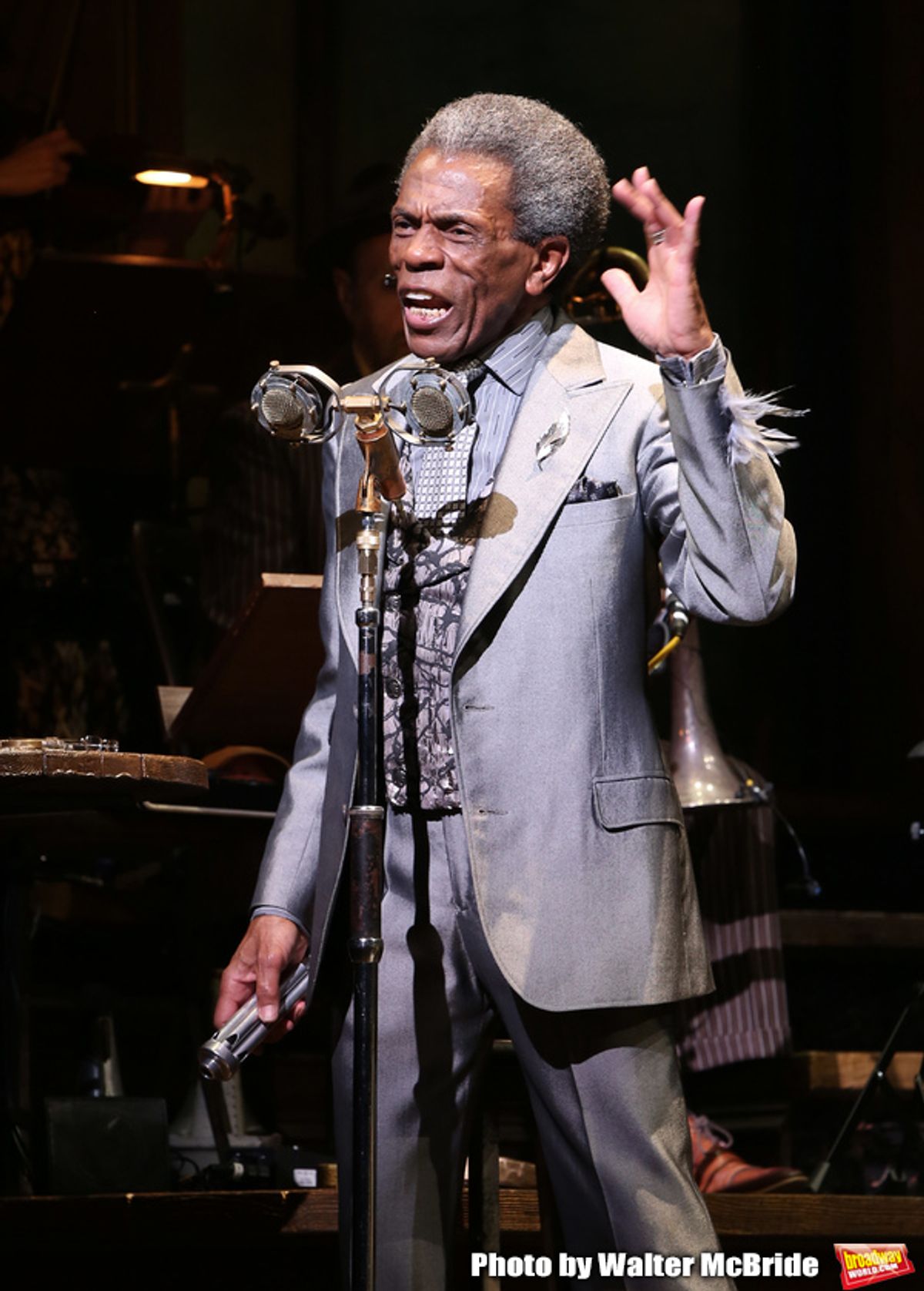Andre De Shields during the Broadway Press Performance Preview of 'Hadestown'  at the Walter Kerr Theatre on March 18, 2019 in New York City. at 