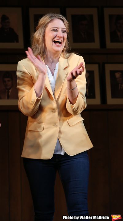 Heidi Schreck during the Broadway Opening Night Performance Curtain Call of  "What Th Photo
