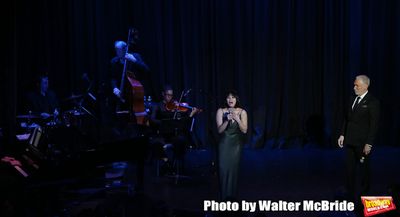 Eva Noblezada and Patrick Page performing at  the TCG Gala at the Edison Ballroom on  Photo