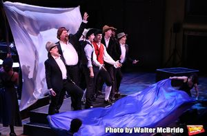 Kevin Kern, John Treacy Egan, Corey Cott, Tony Yazbeck, Chris Dwan, Alex Newell and cast performing during the MCP Production of "The Scarlet Pimpernel" Concert at the David Geffen Hall on February 18, 2019 in New York City. @ BroadwayWorld Kevin Kern, John Treacy Egan, Corey Cott, Tony Yazbeck, Chris Dwan, Alex Newell and c Photo