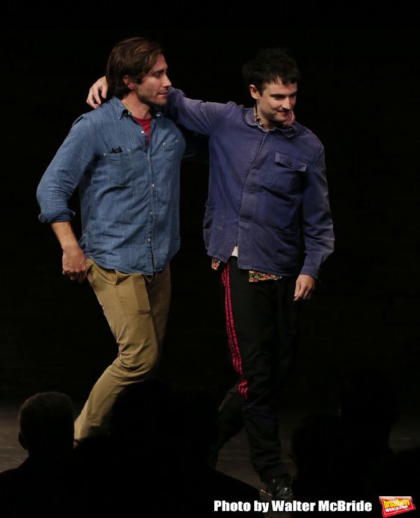 Jake Gyllenhaal and Tom Sturridge during the Broadway Opening Night performance Curta Photo