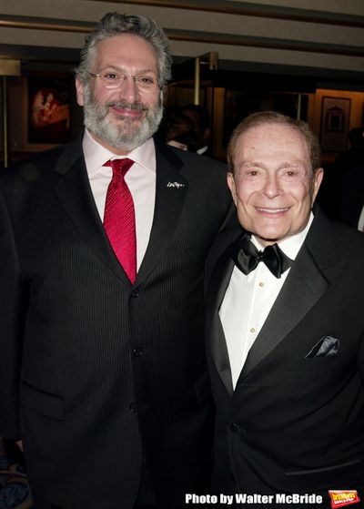 Harvey Fierstein and Jerry Herman attending the Opening Night performance for â€˜ Photo