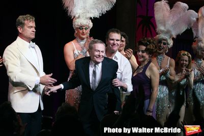 Kelsey Grammer, Douglas Hodges, Jerry Herman, Christine Andreas
during the Broadway O Photo