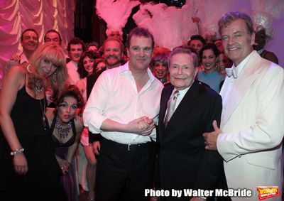 Backstage with Douglas Hodges, Jerry Herman, Kelsey Grammer & the ensemble cast
durin Photo