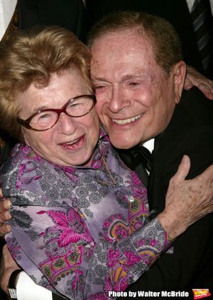 Dr. Ruth Westheimer and Jerry Herman attending the Opening Night performance for
LA CAGE aux FOLLES at the Marquis Theatre in New York City.
December 9, 2004 @ BroadwayWorld Dr. Ruth Westheimer and Jerry Herman attending the Opening Night performance for
LA C Photo