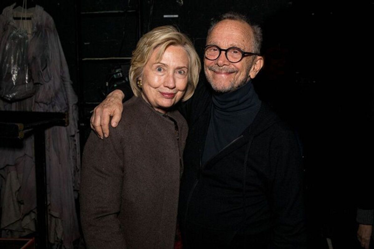 Hillary Clinton and Joel Grey at 