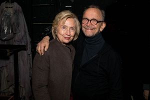 Hillary Clinton and Joel Grey Photo