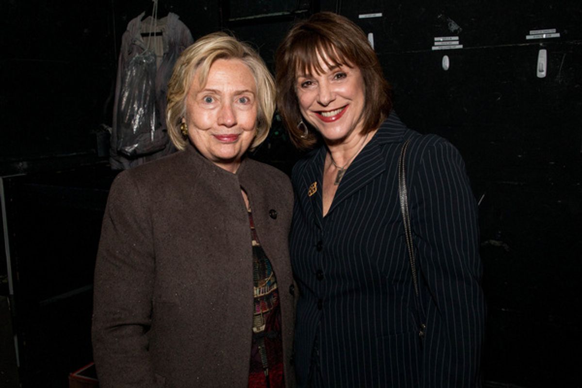Hillary Clinton and Producer Jana Robbins  at 