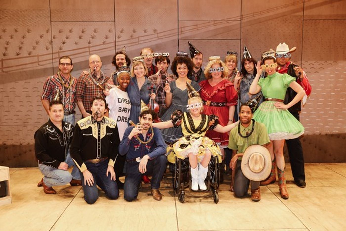 Photo Flash: The Cast and Band of OKLAHOMA! Celebrated Their New Years Eve Early With a Festive Photo Shoot  Image