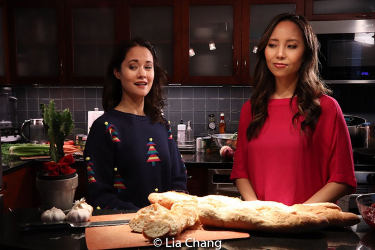 Ali Ewoldt and Emily Borromeo at 