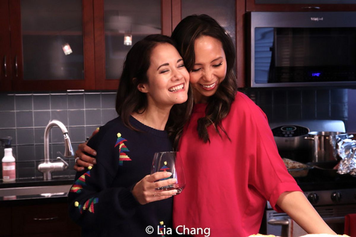 Ali Ewoldt and Emily Borromeo at 