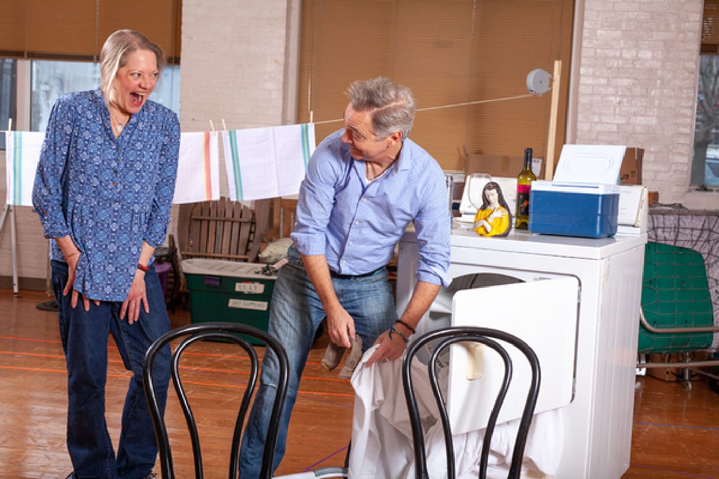 Photo Flash: In Rehearsal With MAYTAG VIRGIN At Merrimack Repertory Theatre  Image