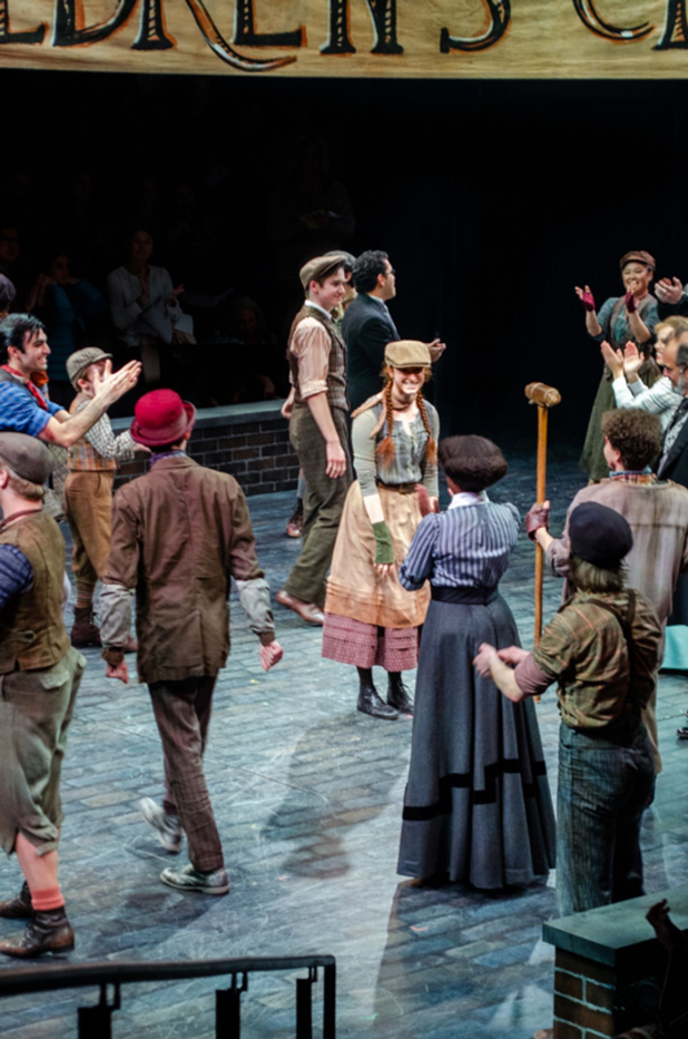 Photo Flash: Arena Stage NEWSIES Grants Teen's Wish to Perform  Image