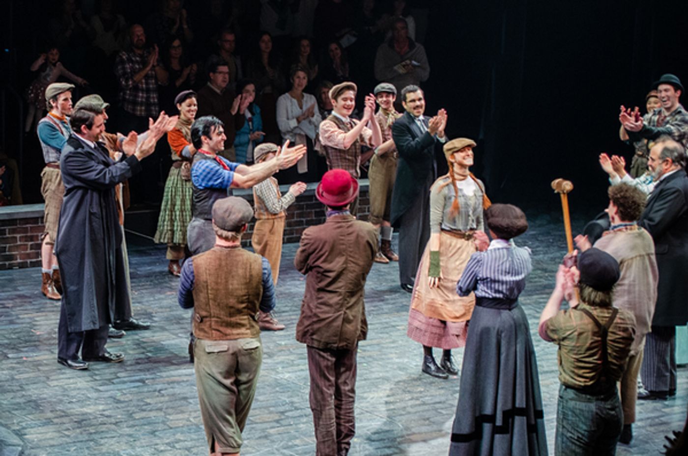 Photo Flash: Arena Stage NEWSIES Grants Teen's Wish to Perform  Image