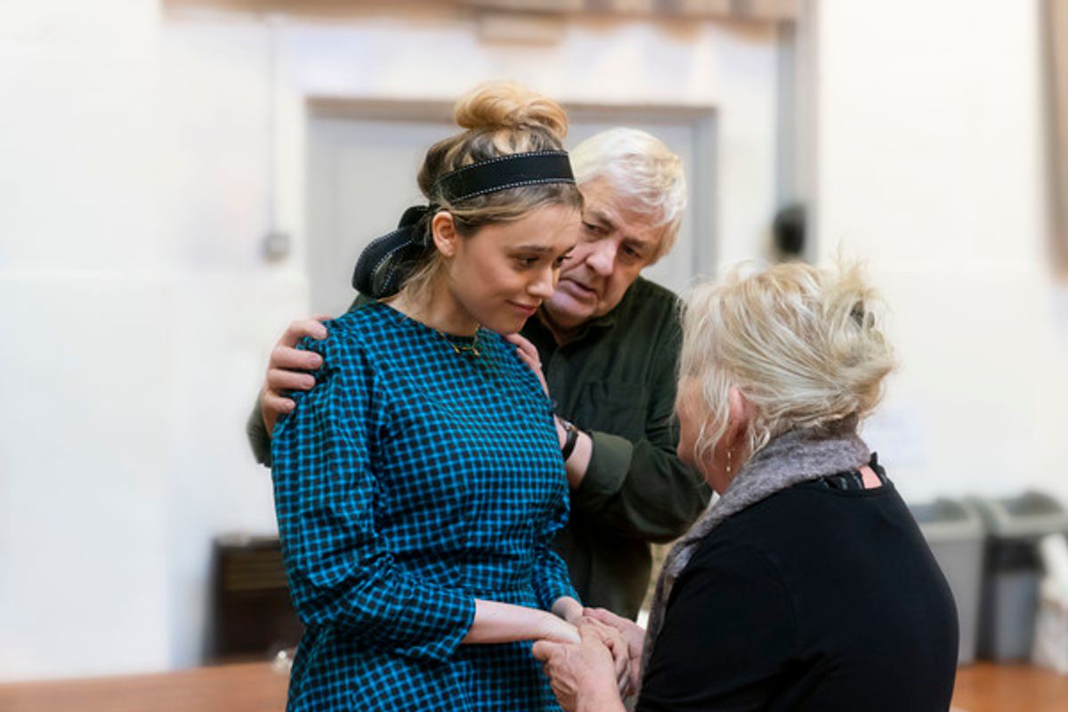 Aimee Lou Wood, Peter Wight, Anna Calder Marshall at 