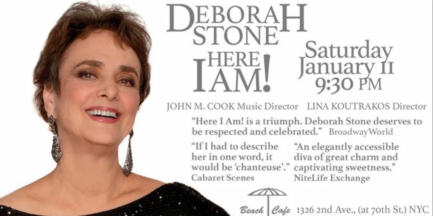 Interview: Deborah Stone of HERE I AM! at The Beach Cafe  Image