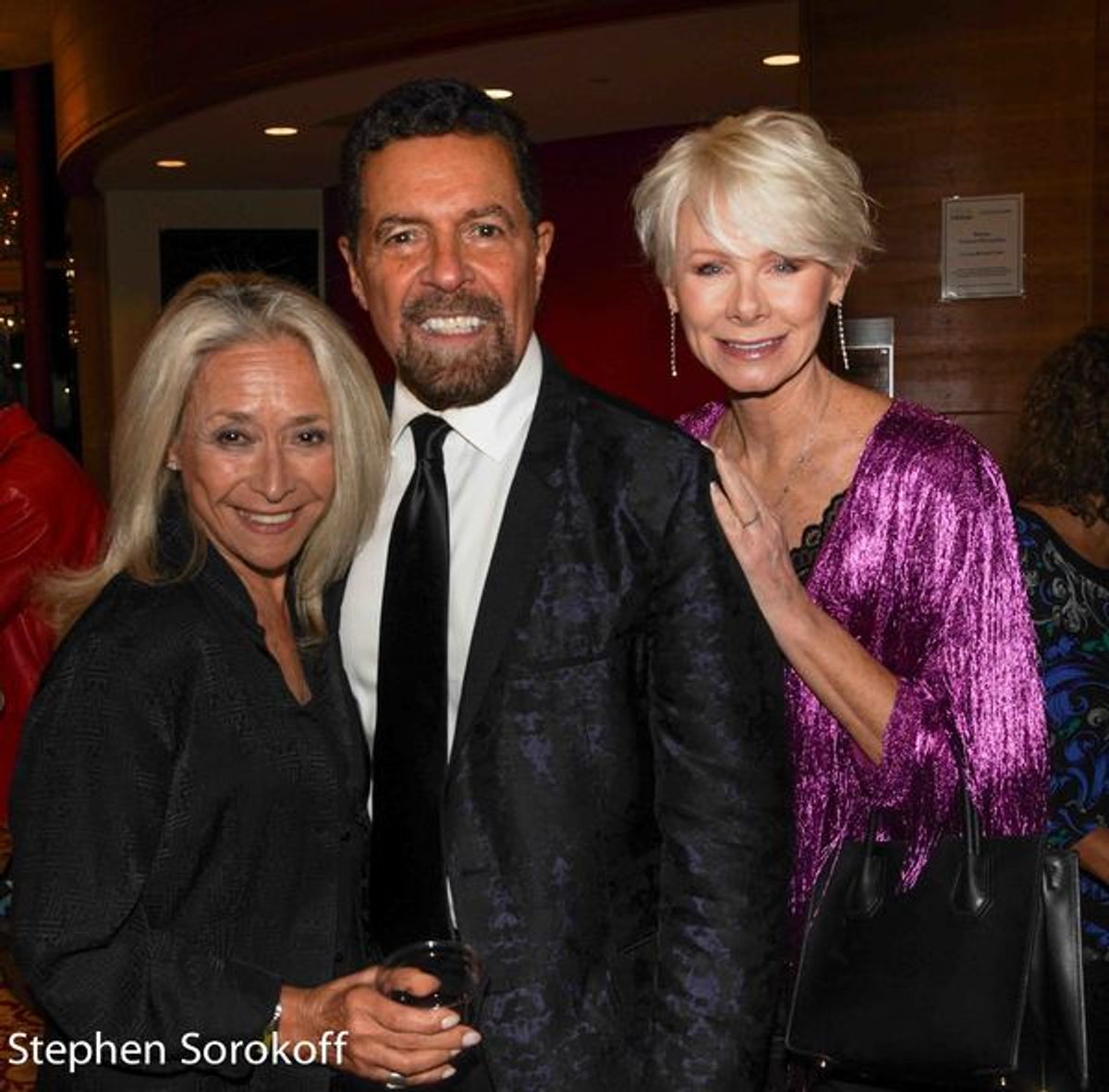 Eda Sorokoff, Clint Holmes, Jill Switzer at 