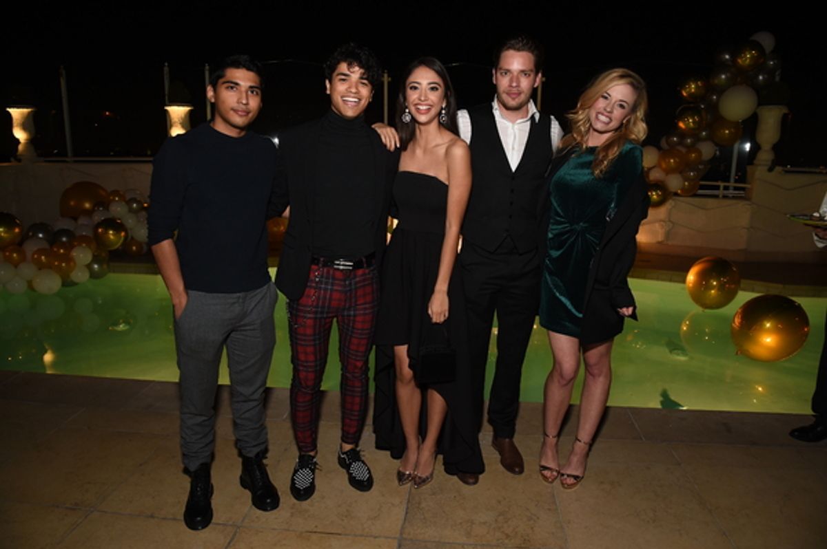 Michael Garza, Johnathan Nieves, Jessica Garza, Dominic Sherwood and Molly Burnett  at 