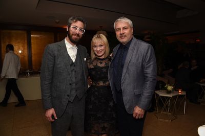 Executive Producer Dave Holstein, Katie Locke O'Brien and President of Entertainment  Photo
