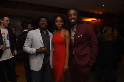 Wesley Snipes, Lauren E. Banks and Tari Wariebi  Photo