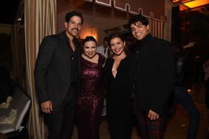 Adam Rodriguez, Executive Producer Gloria Calderon Kellett, Justina Machado and Johnathan Nieves @ BroadwayWorld Adam Rodriguez, Executive Producer Gloria Calderon Kellett, Justina Machado and Johna Photo