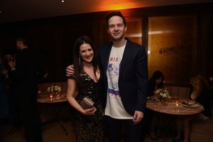 Aleksa Palladino and Mark O'Brien  Photo