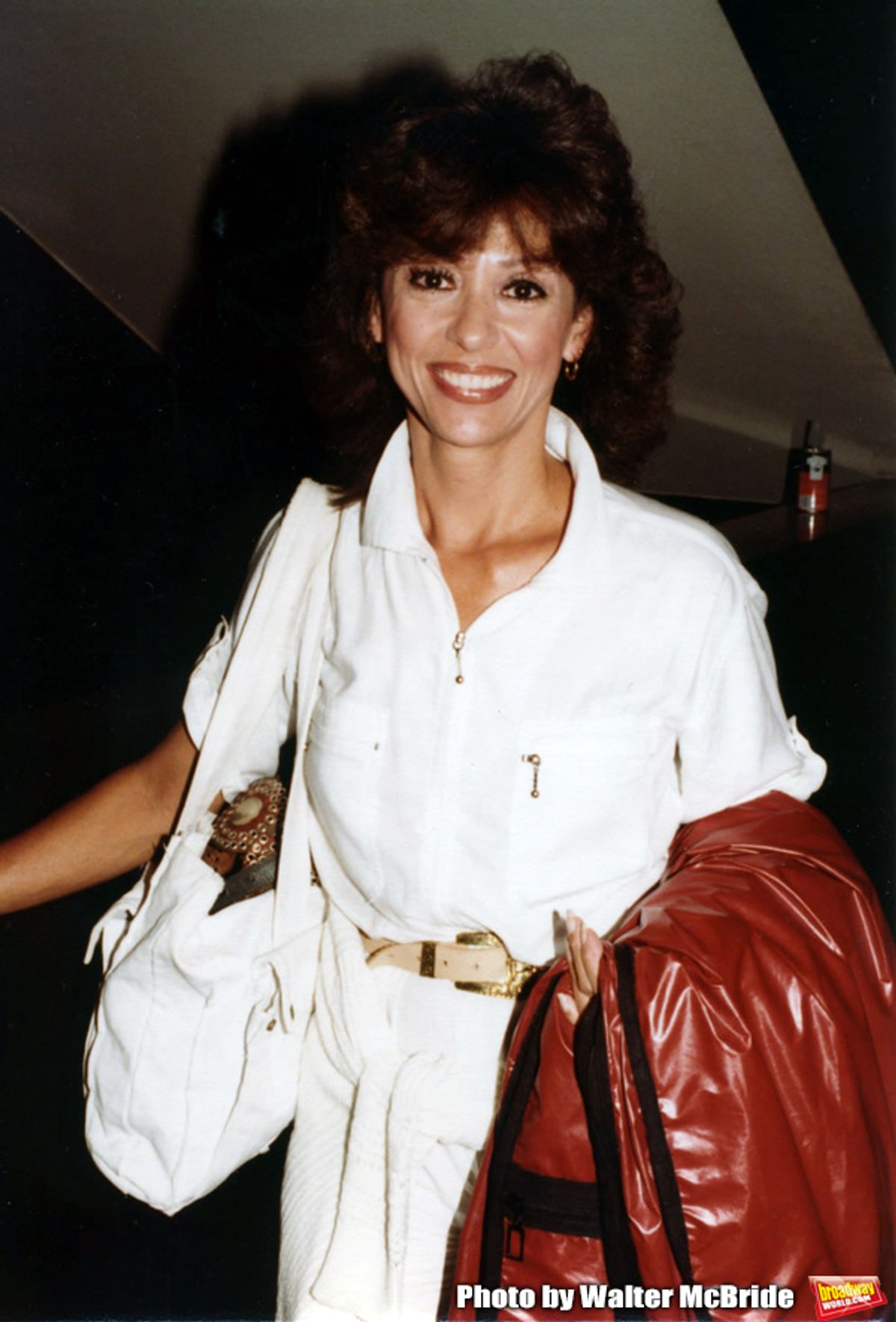 Rita Moreno after a performance in 'Wally's Cafe' June 1981 at the Brooks Atkinson Theatre, NYC. at 