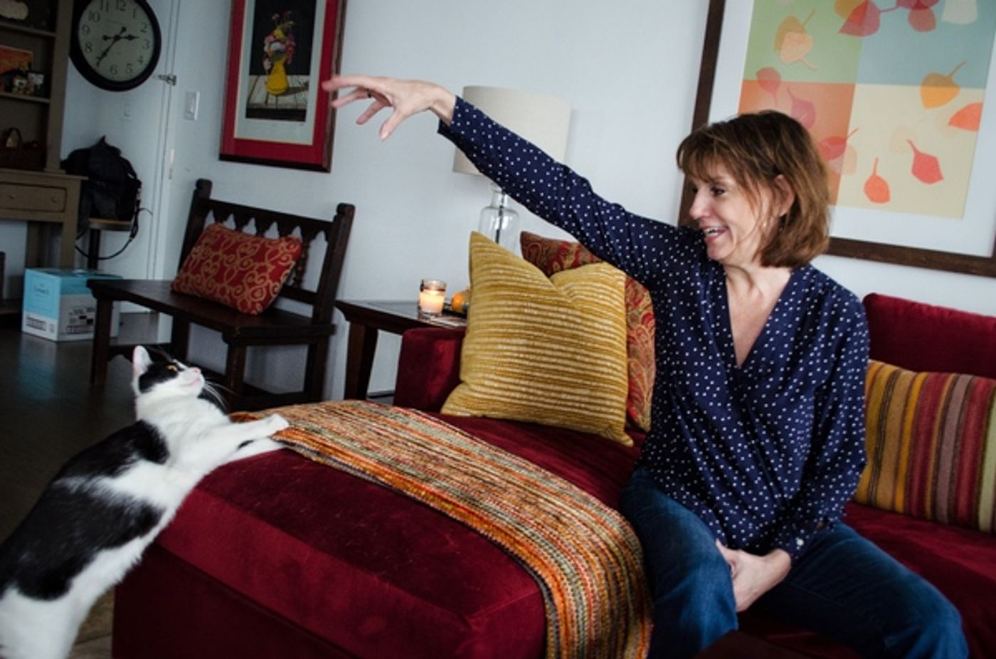 Tails of Broadway: Beth Leavel Plays Around with Malcolm! Tails of Broadway: Beth Leavel Plays Around with Malcolm! Image