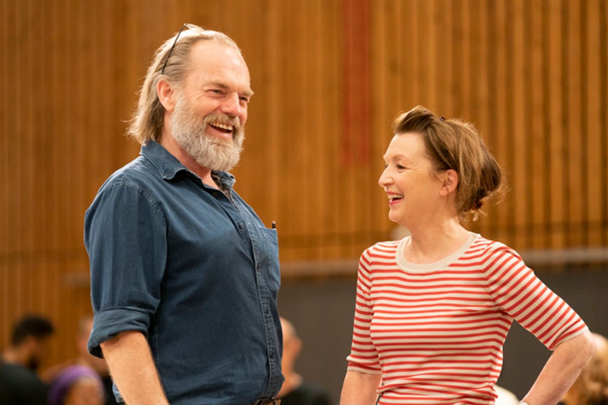 Hugo Weaving and Lesley Manville at 