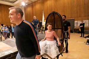Louis Martin, Lesley Manville, Troy Alexander Photo