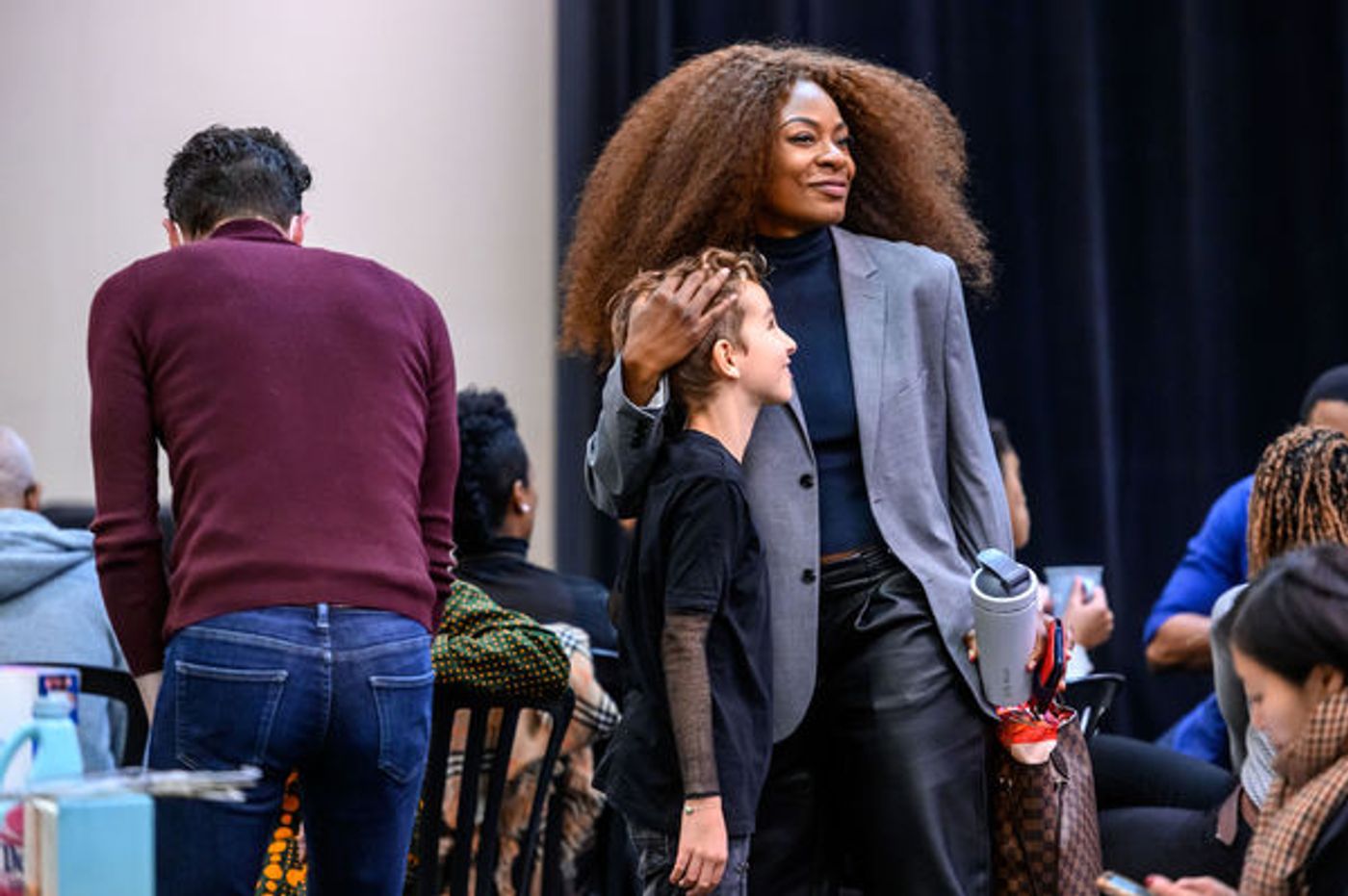 Photo Flash: First Look at Rehearsal Photos of Jully Black and Measha Bruggergosman in CAROLINE, OR CHANGE Photo Flash: First Look at Rehearsal Photos of Jully Black and Measha Bruggergosman in CAROLINE, OR CHANGE Image