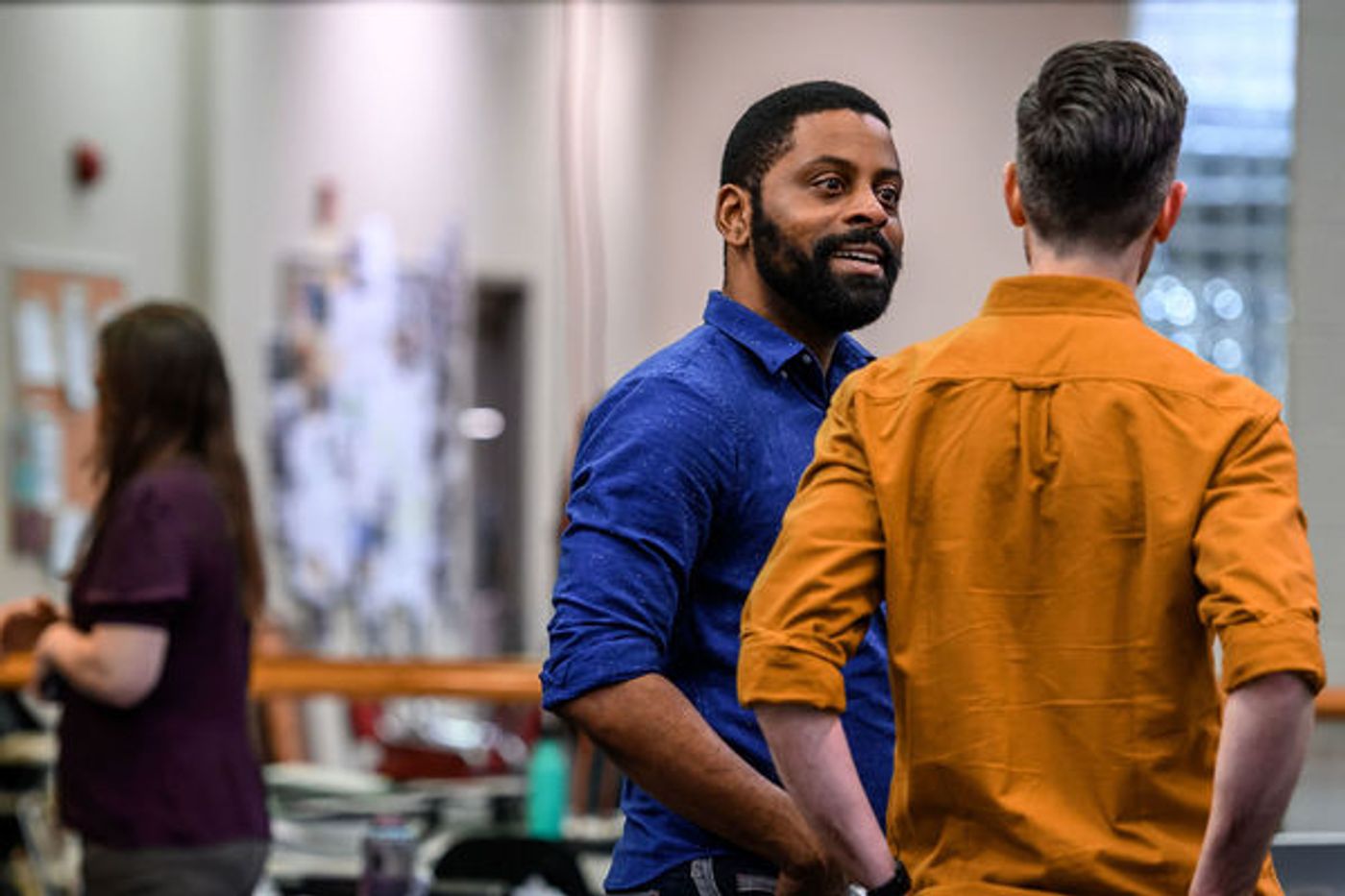 Photo Flash: First Look at Rehearsal Photos of Jully Black and Measha Bruggergosman in CAROLINE, OR CHANGE  Image
