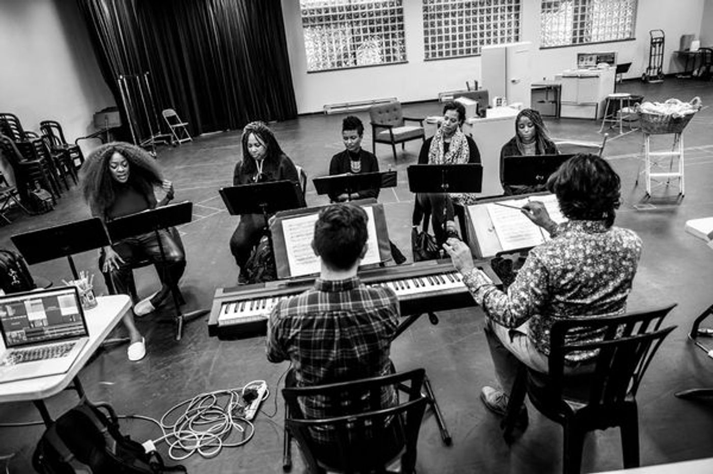 Photo Flash: First Look at Rehearsal Photos of Jully Black and Measha Bruggergosman in CAROLINE, OR CHANGE Photo Flash: First Look at Rehearsal Photos of Jully Black and Measha Bruggergosman in CAROLINE, OR CHANGE Image