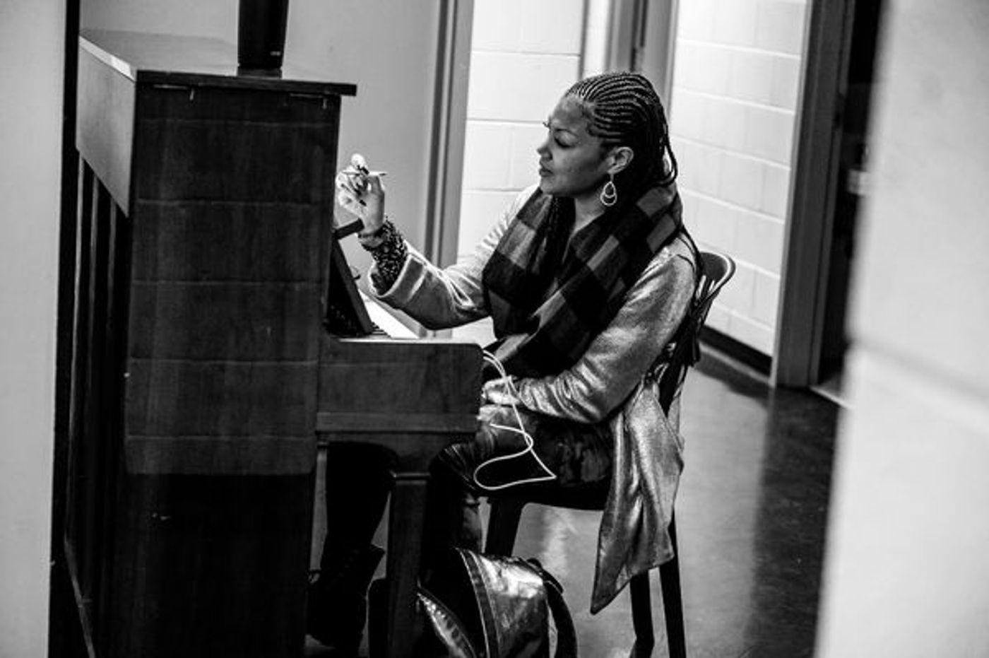Photo Flash: First Look at Rehearsal Photos of Jully Black and Measha Bruggergosman in CAROLINE, OR CHANGE Photo Flash: First Look at Rehearsal Photos of Jully Black and Measha Bruggergosman in CAROLINE, OR CHANGE Image