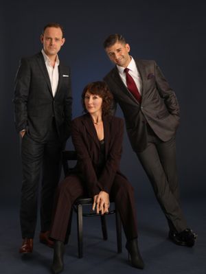 Harry Hadden-Paton, Carmen Cusack and Tony Yazbeck Photo