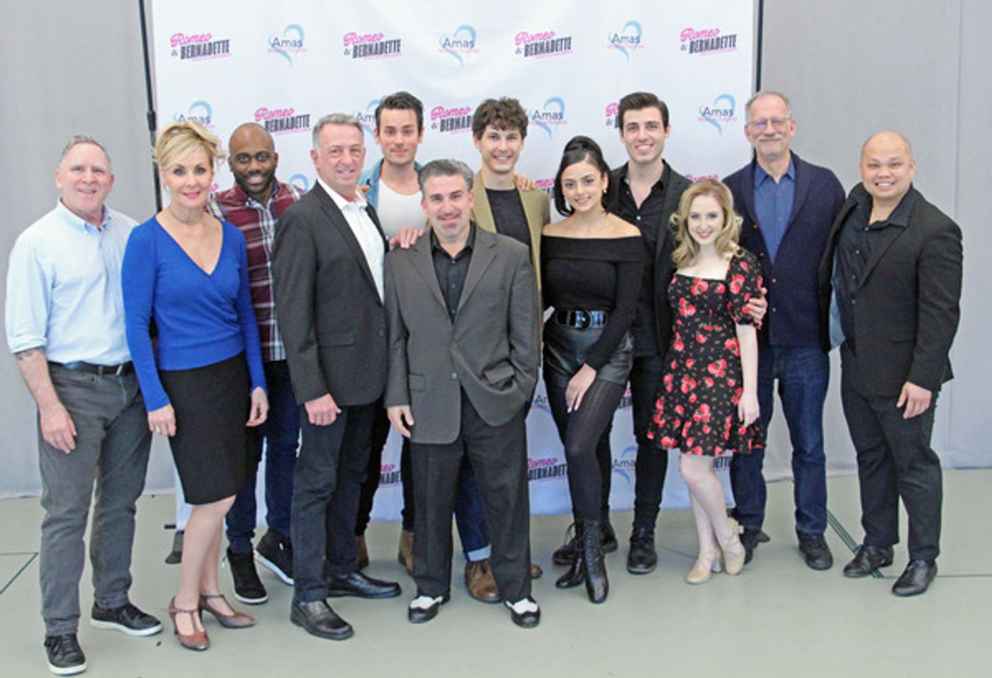 Photo Flash: The Cast of ROMEO & BERNADETTE: A MUSICAL TALE OF VERONA & BROOKLYN Meets the Press  Image