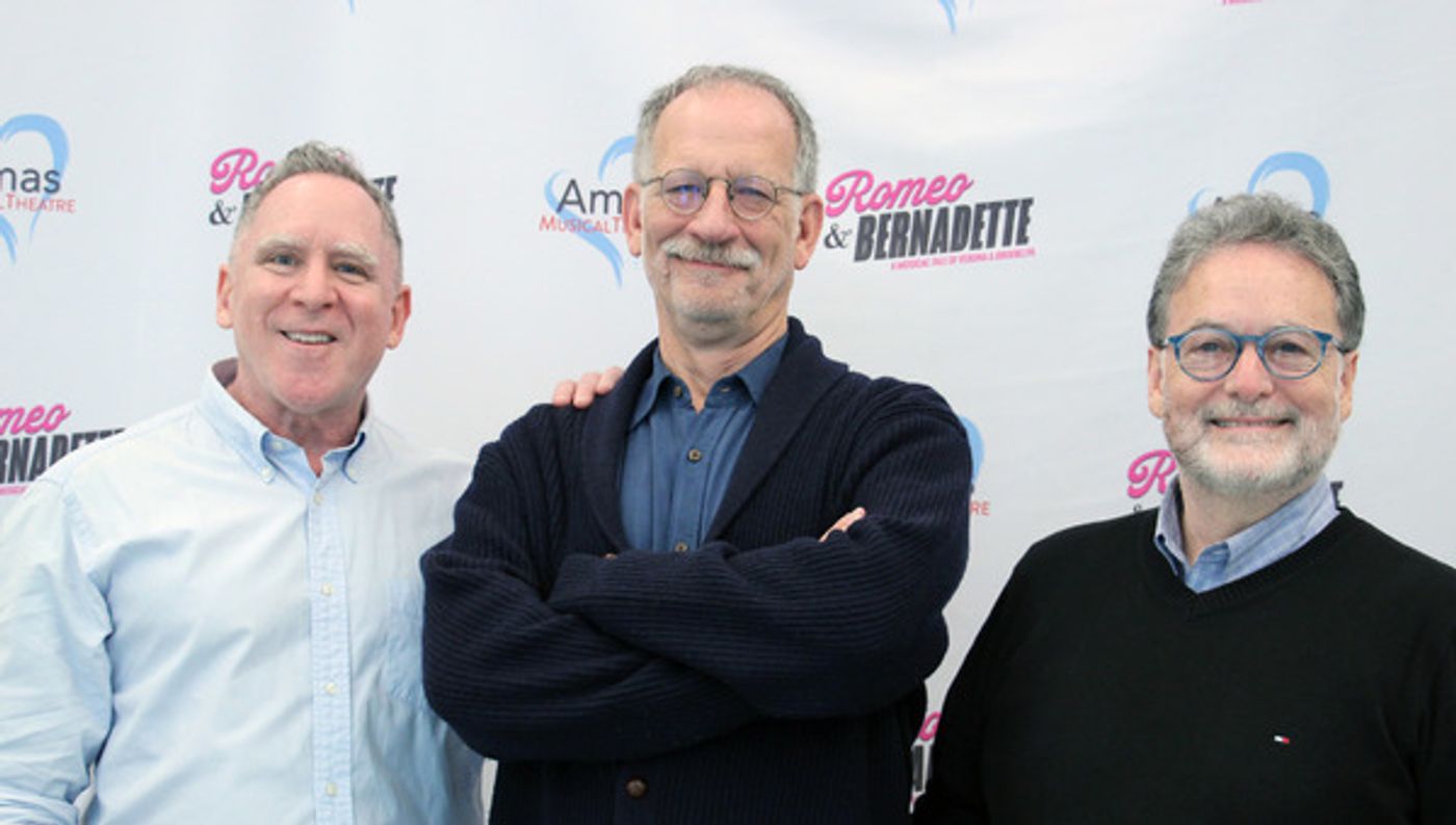 Photo Flash: The Cast of ROMEO & BERNADETTE: A MUSICAL TALE OF VERONA & BROOKLYN Meets the Press  Image