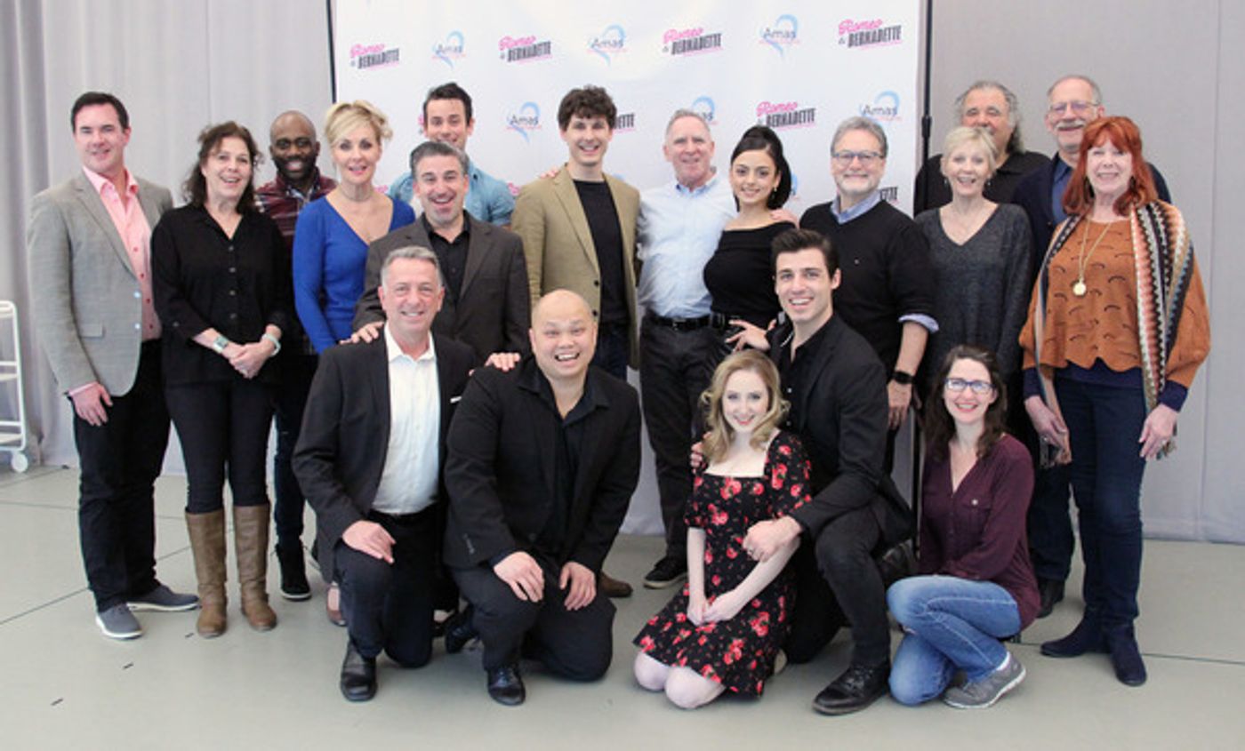Photo Flash: The Cast of ROMEO & BERNADETTE: A MUSICAL TALE OF VERONA & BROOKLYN Meets the Press  Image