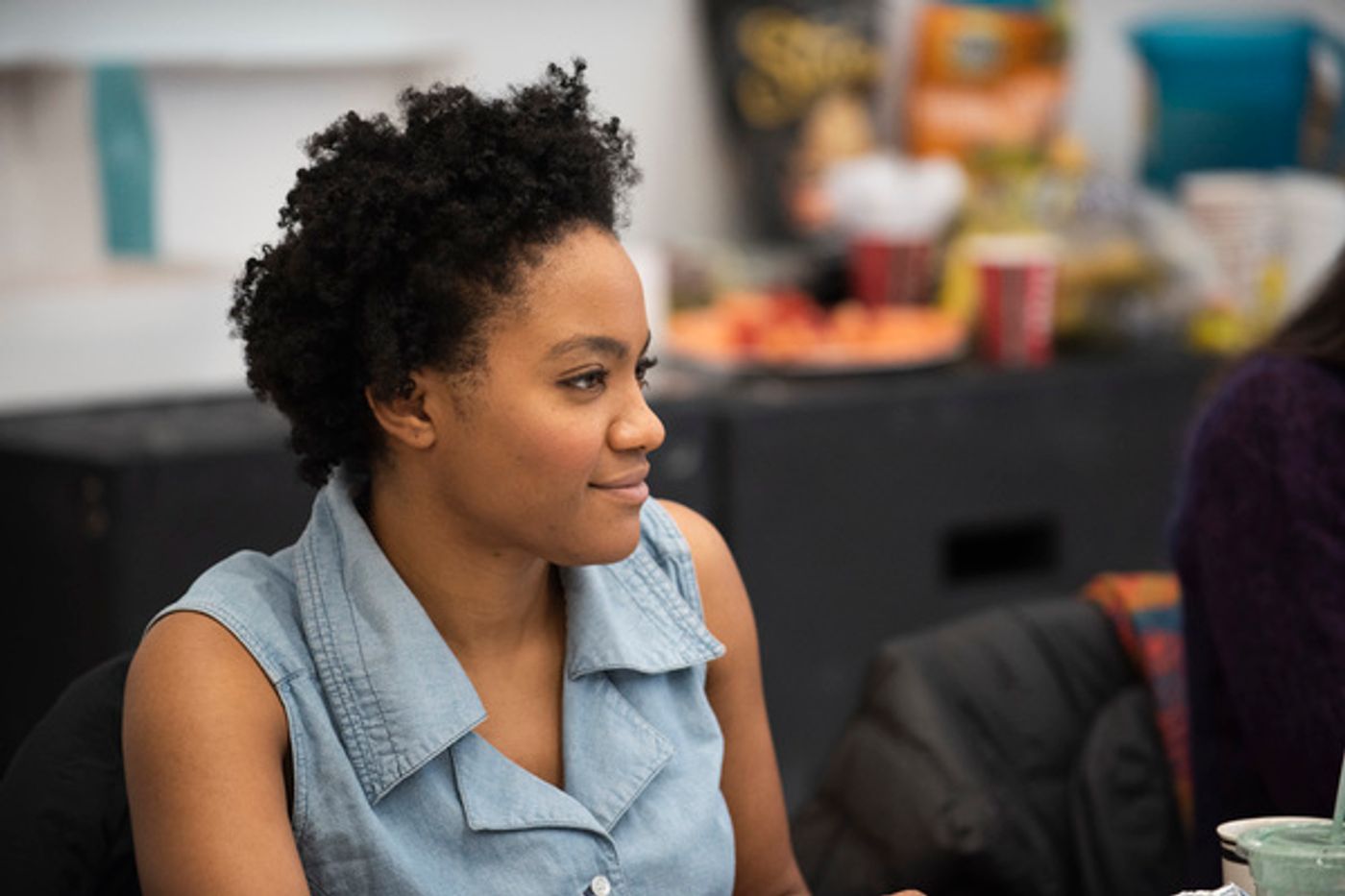 Photo Flash: Get a First Look at Rehearsal Photos for ANATOMY OF A SUICIDE Starring Carla Gugino, Celeste Arias and More  Image