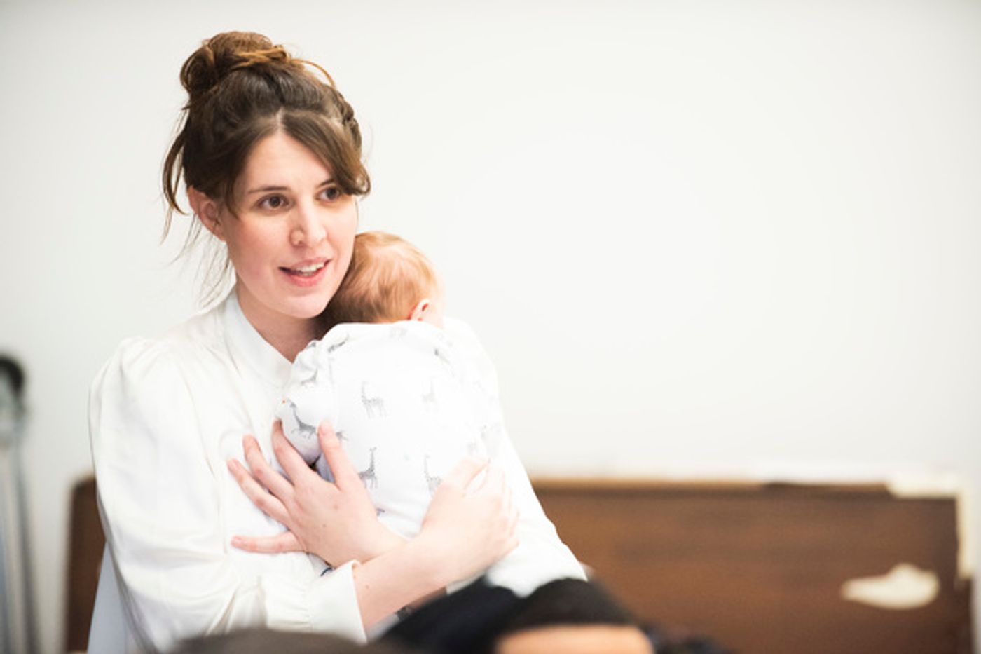 Photo Flash: Get a First Look at Rehearsal Photos for ANATOMY OF A SUICIDE Starring Carla Gugino, Celeste Arias and More  Image