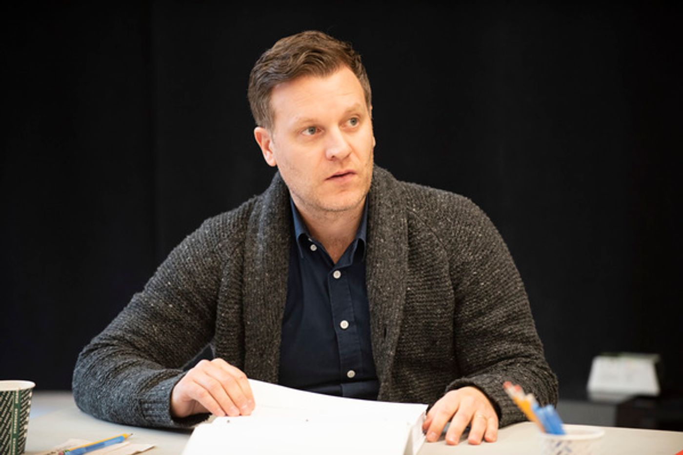 Photo Flash: Get a First Look at Rehearsal Photos for ANATOMY OF A SUICIDE Starring Carla Gugino, Celeste Arias and More  Image