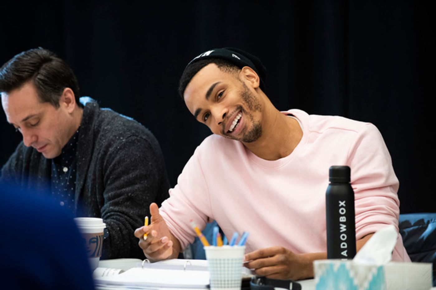 Photo Flash: Get a First Look at Rehearsal Photos for ANATOMY OF A SUICIDE Starring Carla Gugino, Celeste Arias and More  Image