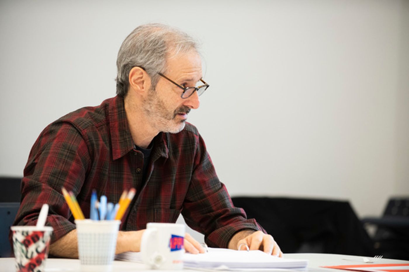 Photo Flash: Get a First Look at Rehearsal Photos for ANATOMY OF A SUICIDE Starring Carla Gugino, Celeste Arias and More  Image