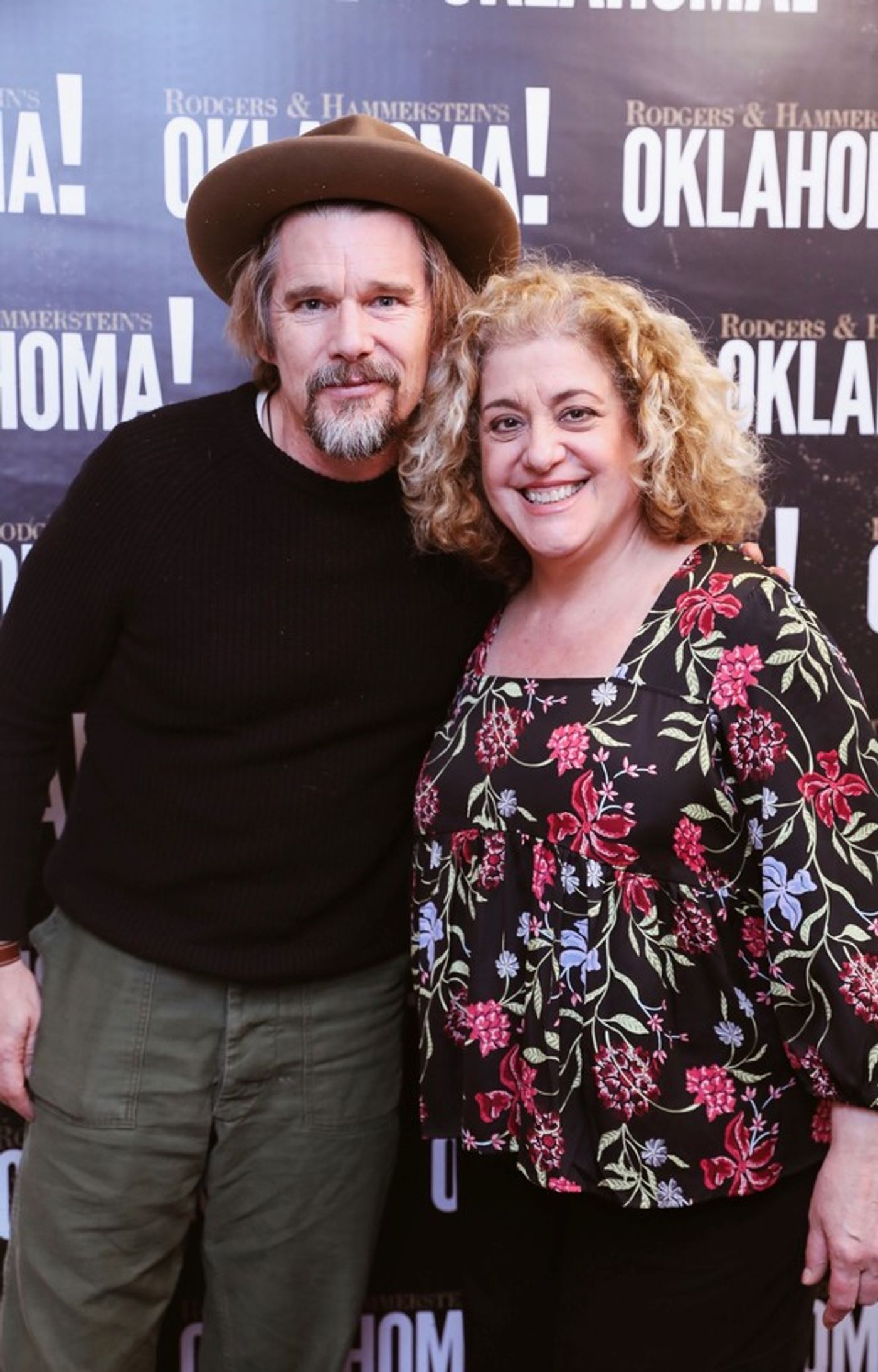 Photo Flash: Ethan Hawke, Conrad Ricamora and Gaten Matarazzo Stopped by OKLAHOMA!  Image