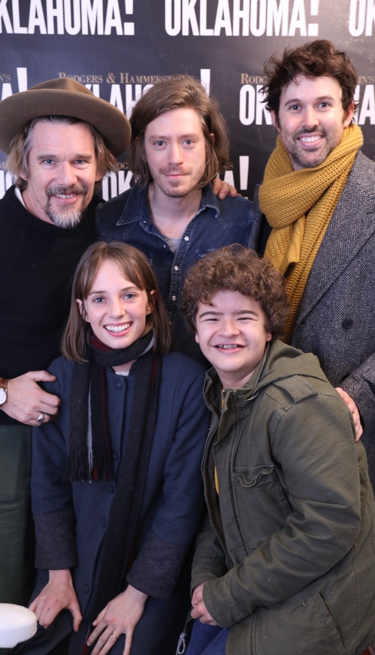Ethan Hawke, Patrick Vaill, James Davis, Maya Hawk, Gaten Matarazzo at 
