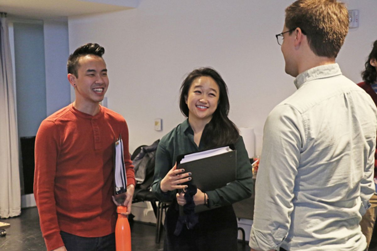 Kenny Tran, Cathy Ang, and Greg Matteson at 