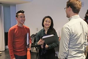 Kenny Tran, Cathy Ang, and Greg Matteson @ BroadwayWorld Kenny Tran, Cathy Ang, and Greg Matteson Photo
