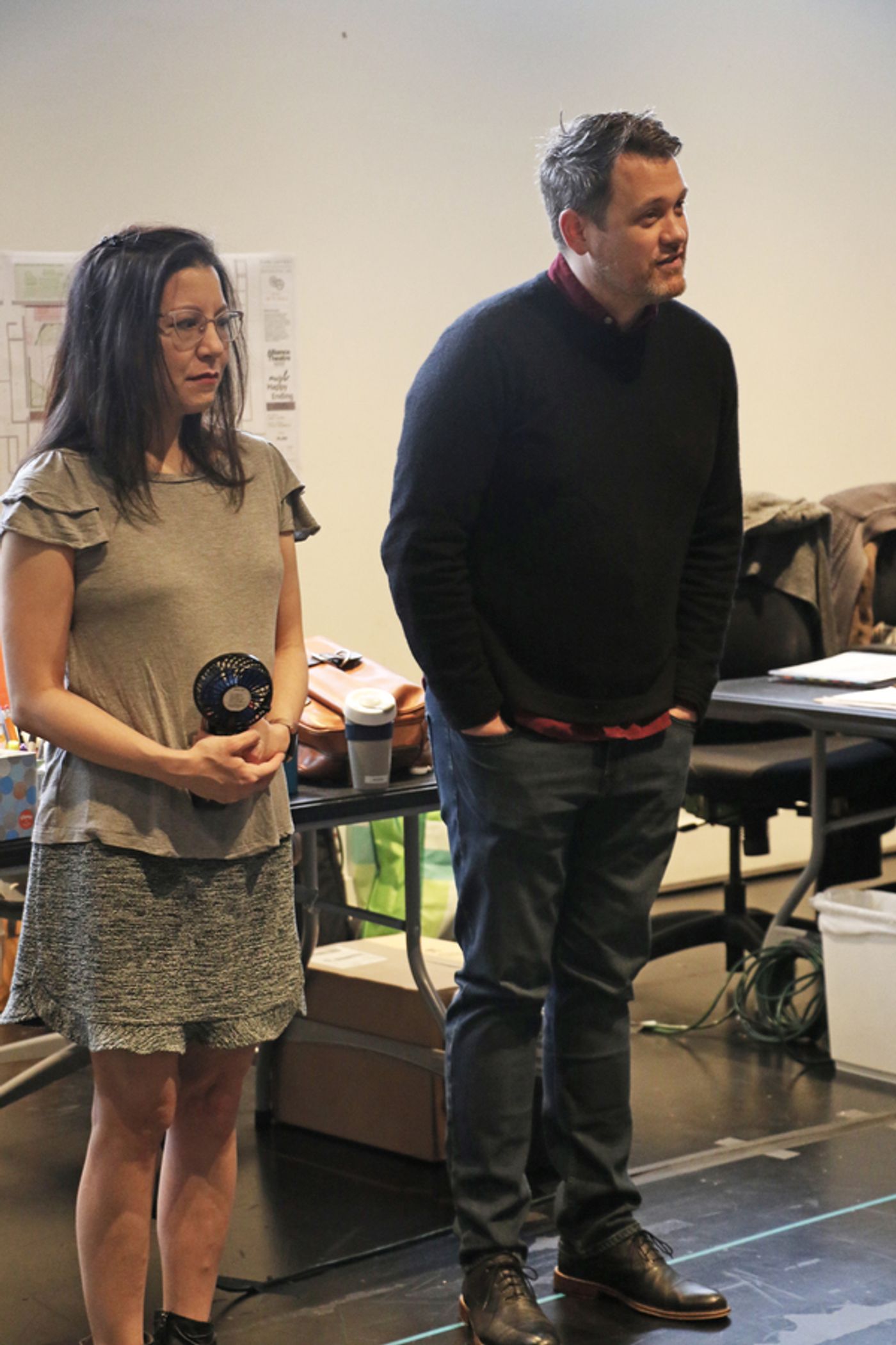 Photo Flash: Michael Arden-Directed MAYBE HAPPY ENDING Begins Rehearsals  Image